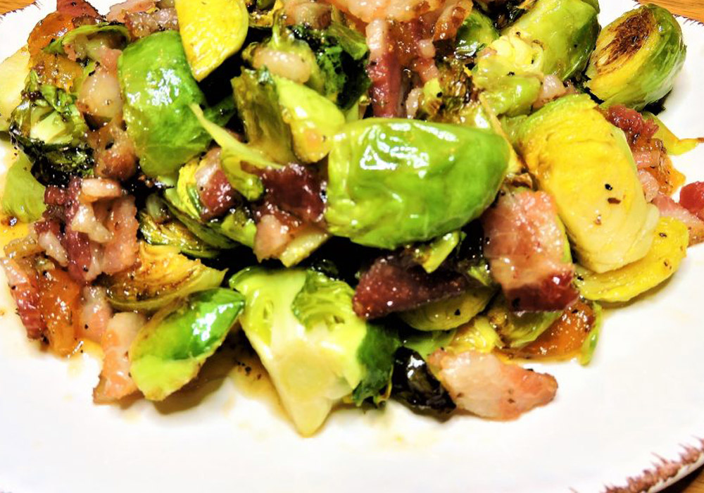 brussel sprouts with bacon local butcher shop